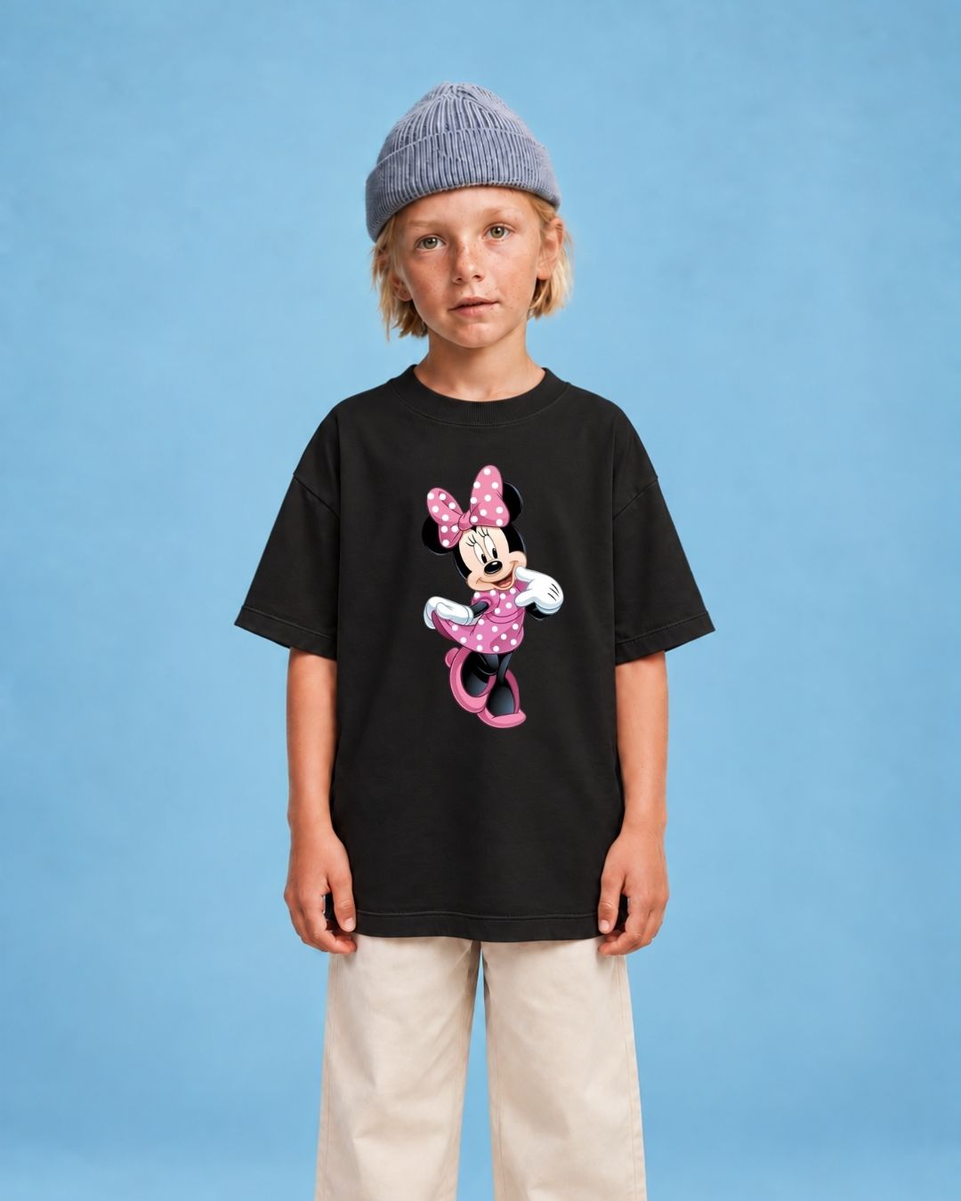 Camiseta Oversized Infantil "Minnie"