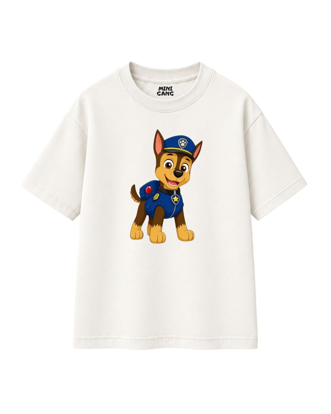 Camiseta Oversized Infantil "Patrulha Canina"