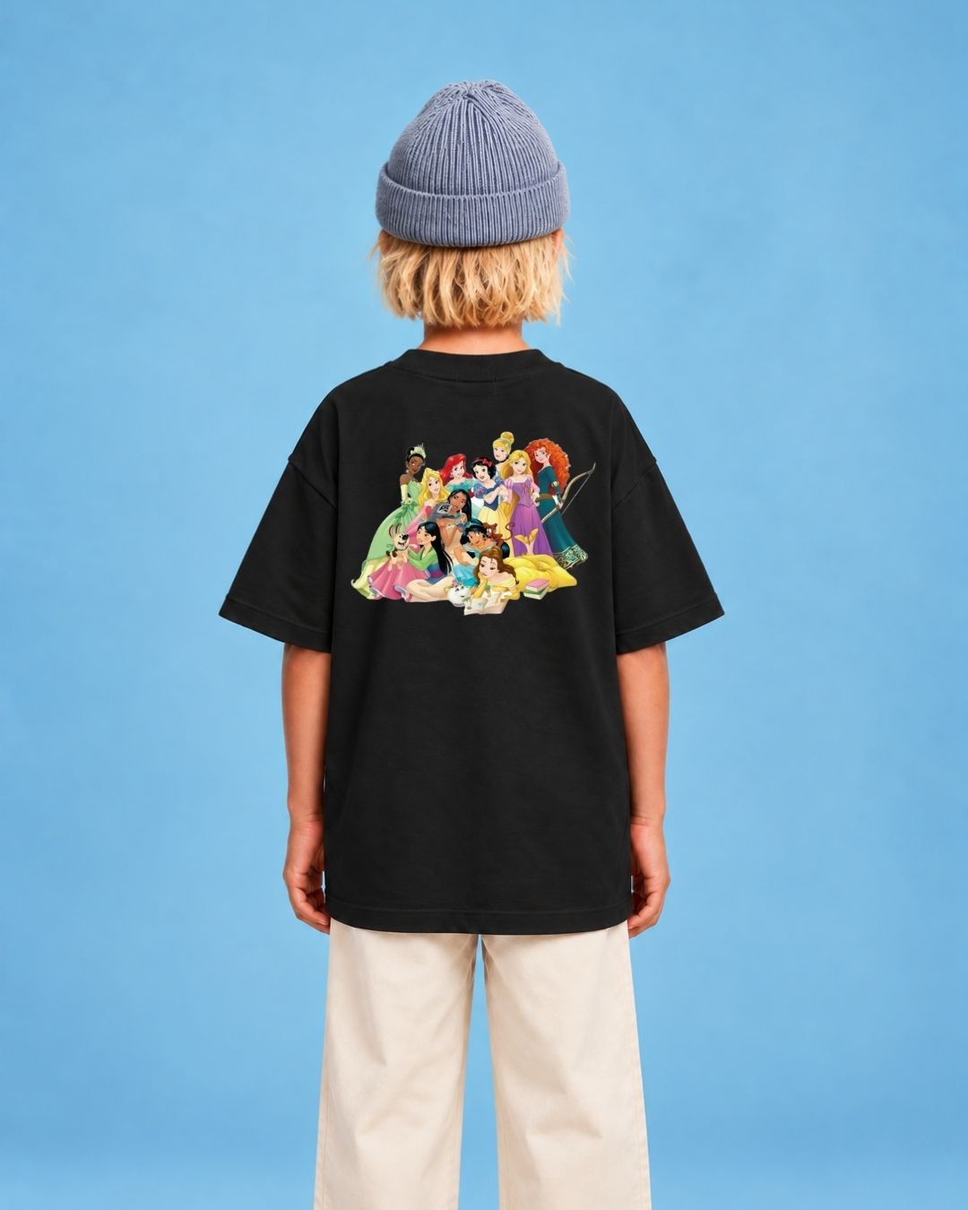 Camiseta Oversized Infantil "Princesas"
