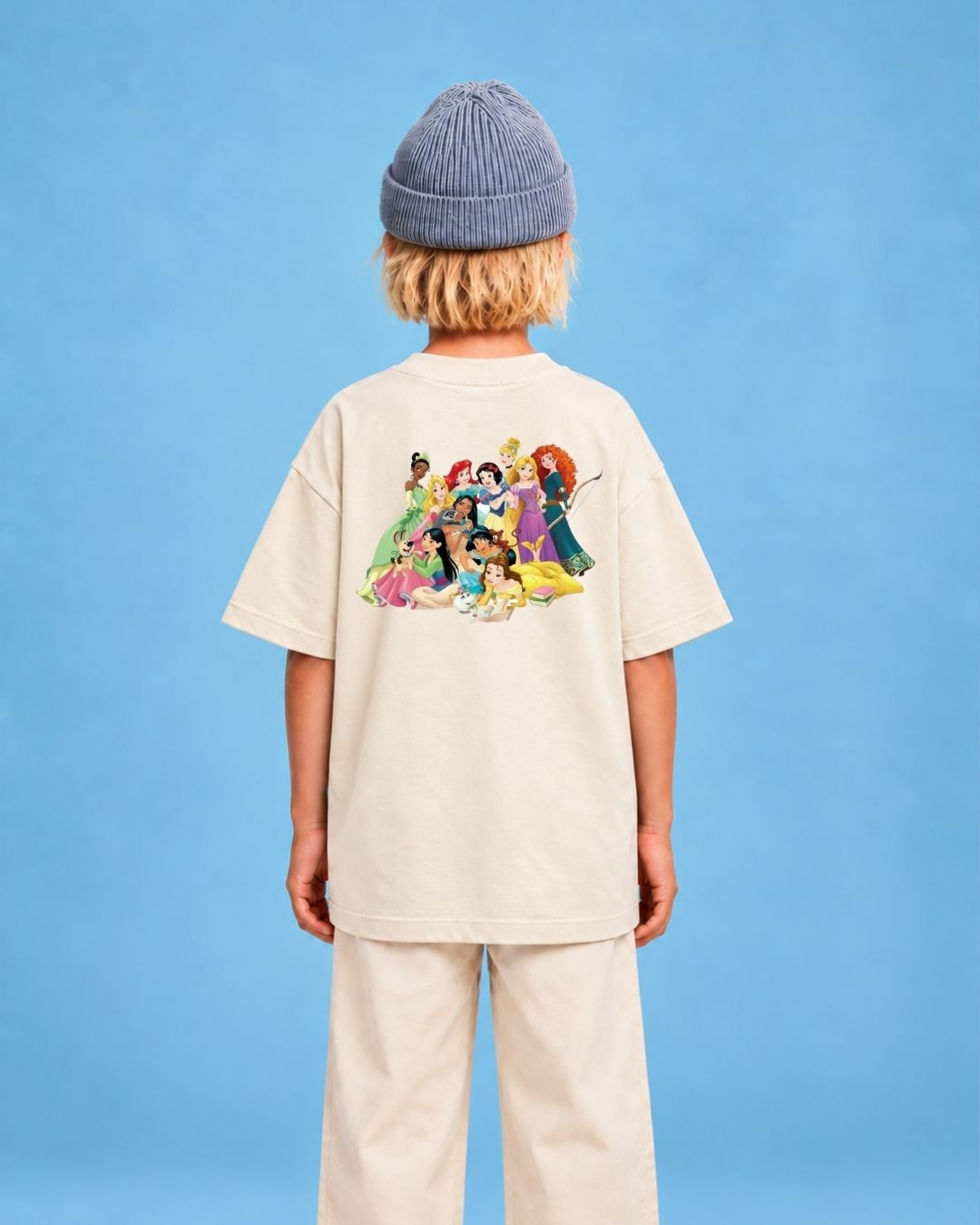 Camiseta Oversized Infantil "Princesas"