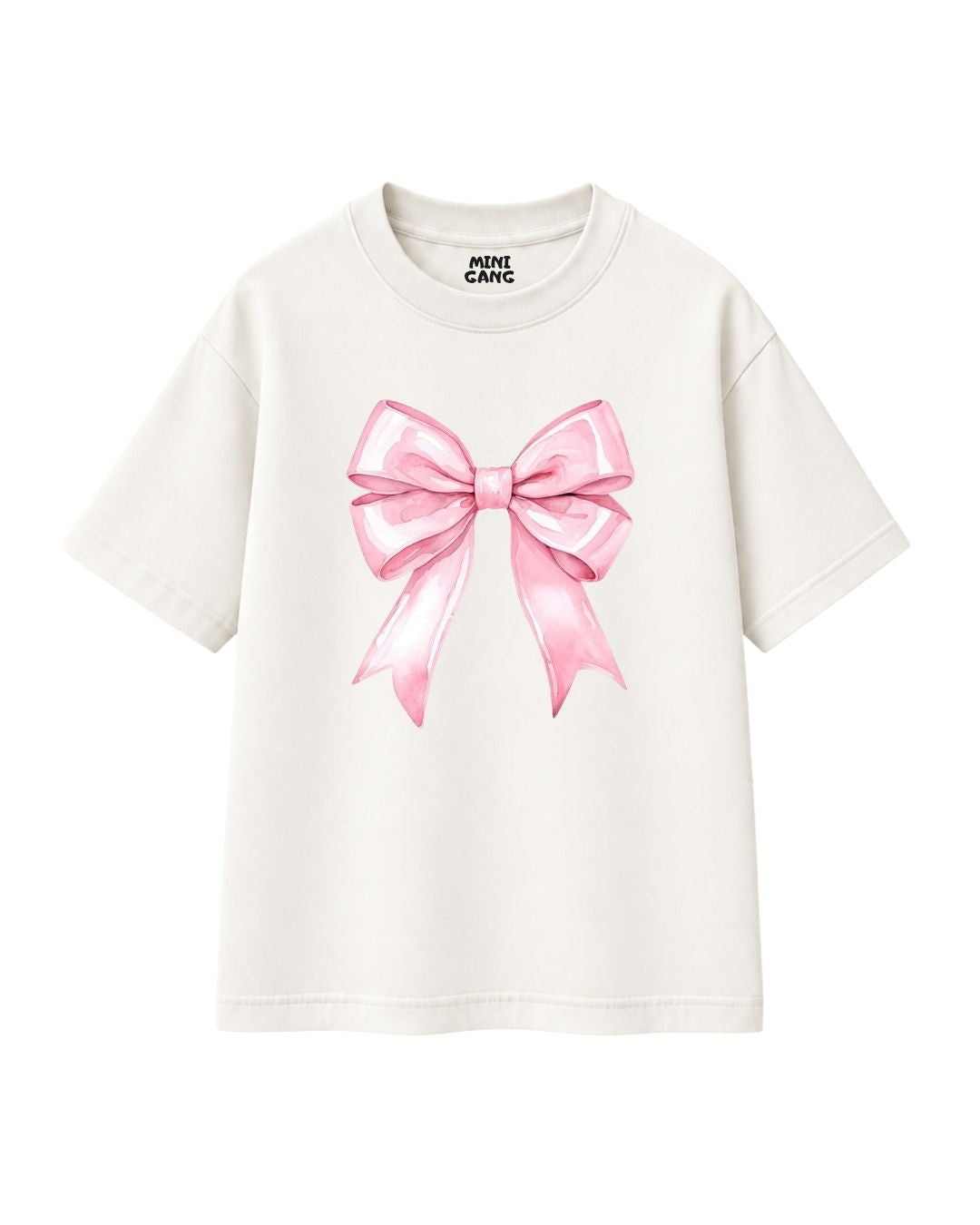 Camiseta Oversized Infantil "Lacinho"