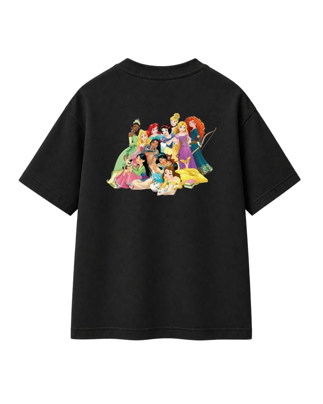 Camiseta Oversized Infantil "Princesas"