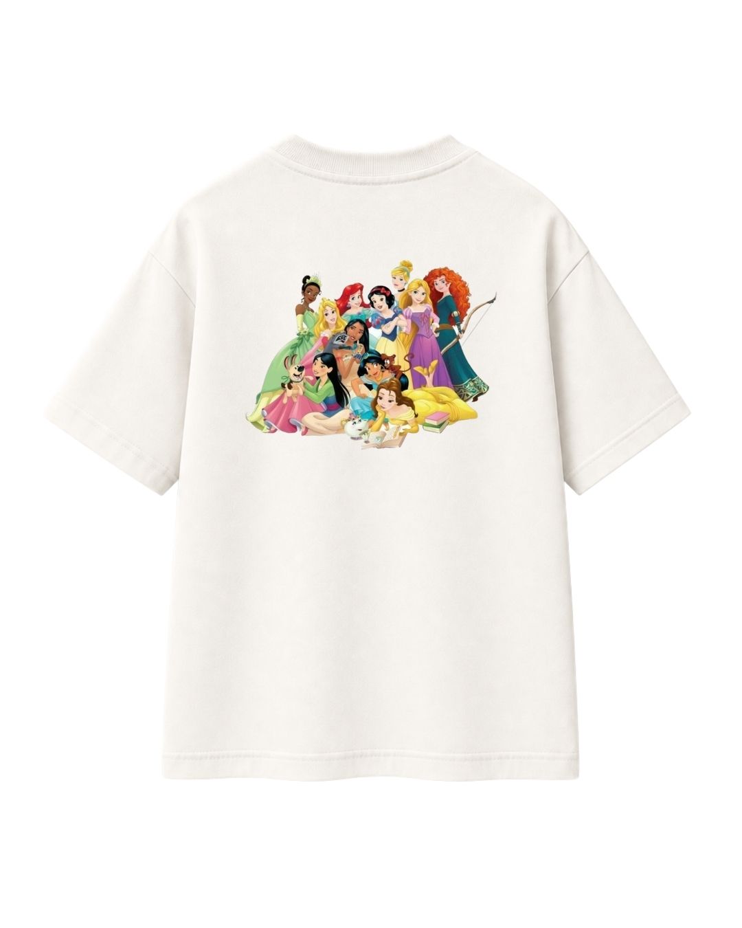 Camiseta Oversized Infantil "Princesas"