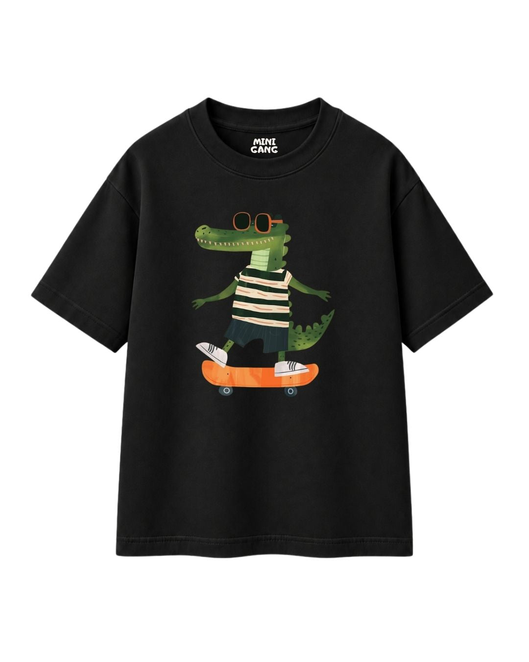 Camiseta Oversized Infantil "Crocodile"