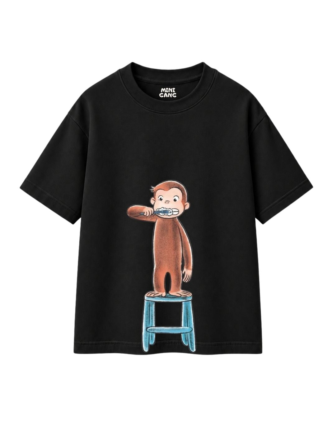 Camiseta Oversized Infantil "George Curioso"