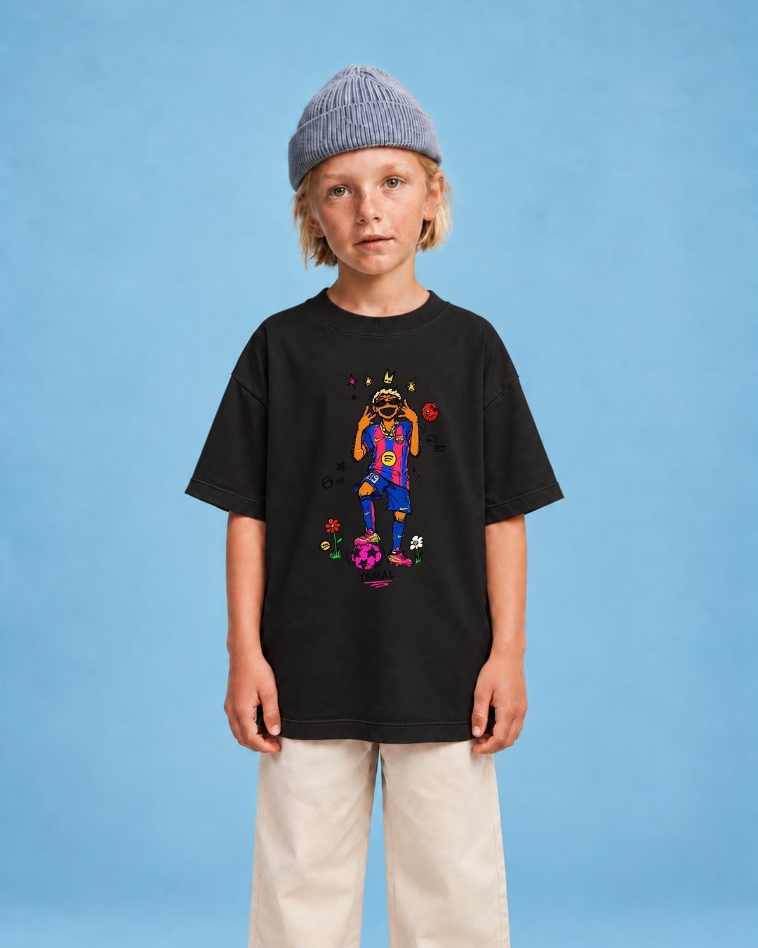 Camiseta Oversized Infantil "Yamal"