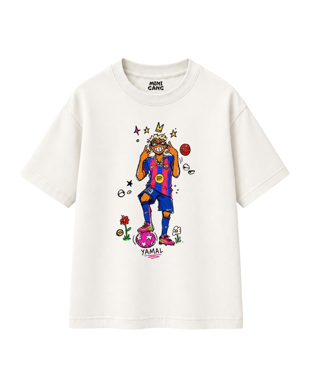 Camiseta Oversized Infantil "Yamal"