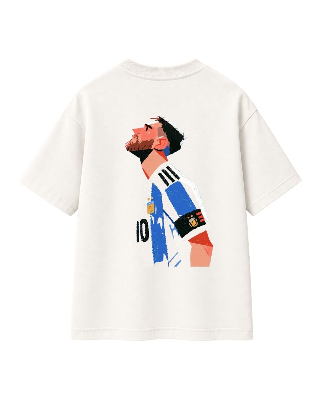 Camiseta Oversized Infantil "Messi"